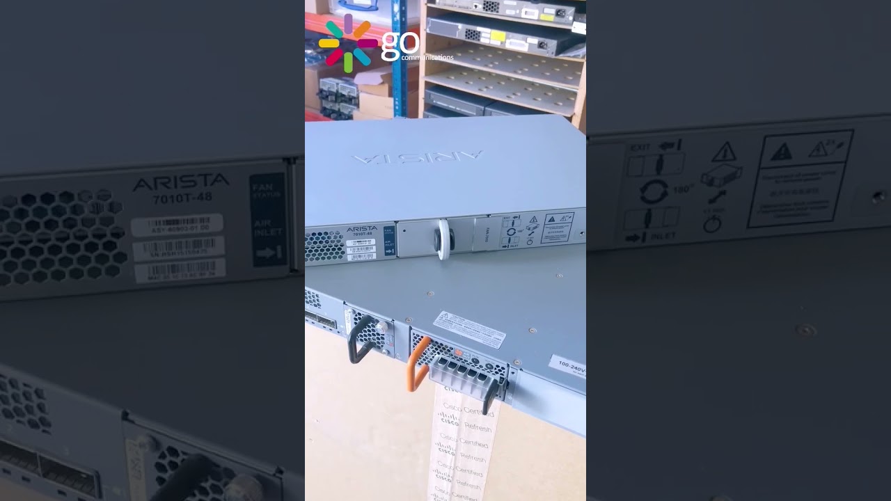 Clever #Arista Airflow design👌Flip, reverse it.  #networkswitch #refurbishedtech #networkengineer