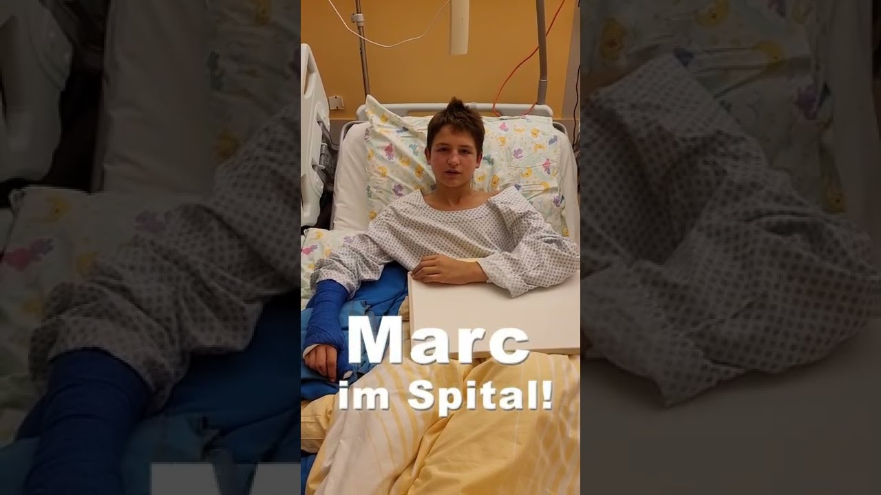 Marc im Spital - Unfall im Angelurlaub!!!