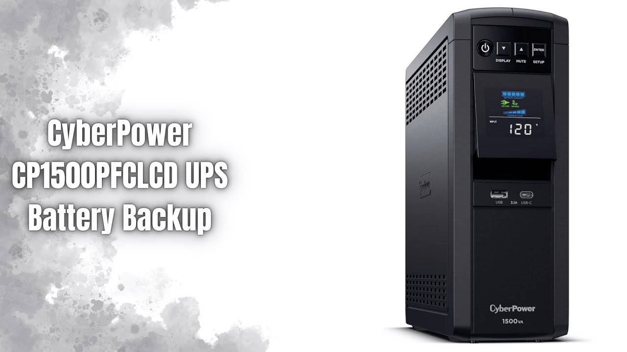 CyberPower CP1500PFCLCD UPS Review | Best Battery Backup for PCs?