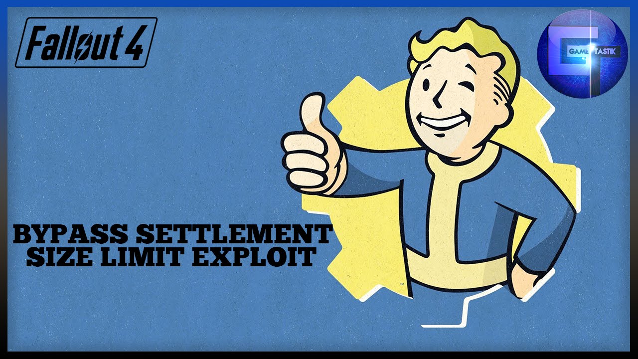 Fallout 4 - Bypass Settlement Size Limit Exploit / Glitch