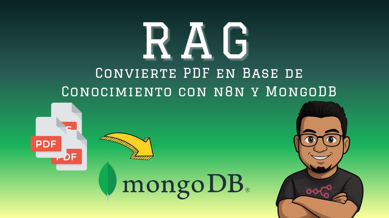 CREAR una BASE DE CONOCIMIENTOS con MongoDB en n8n | Tutorial Completo #n8n  #mongodb