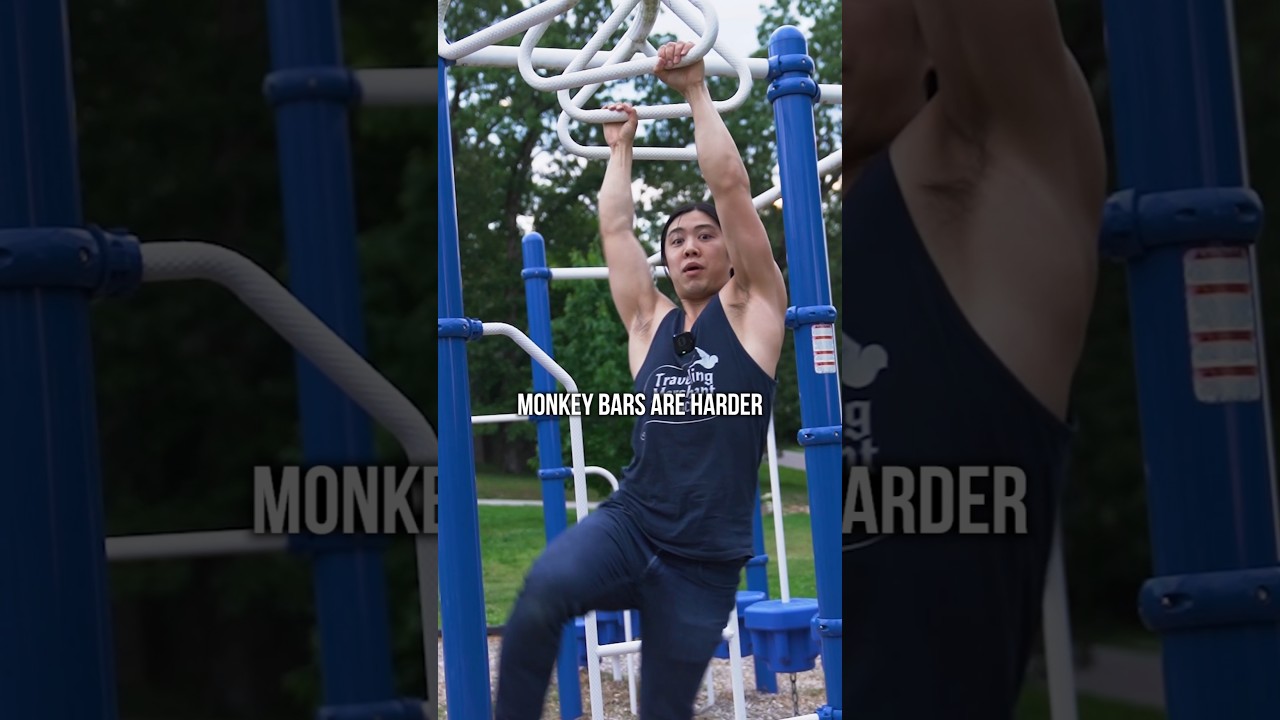 why are monkey bars so much harder now?