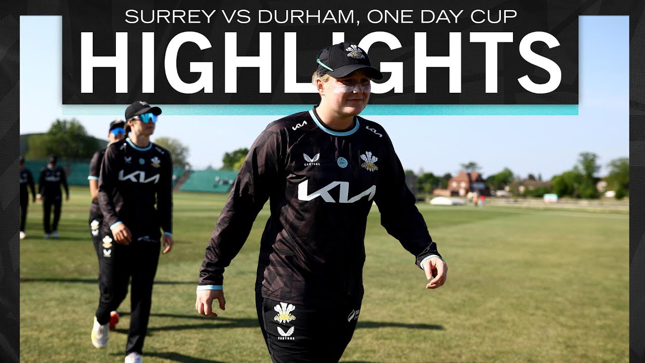 Highlights: Outstanding team performance gives Surrey first win | Women’s One Day Cup