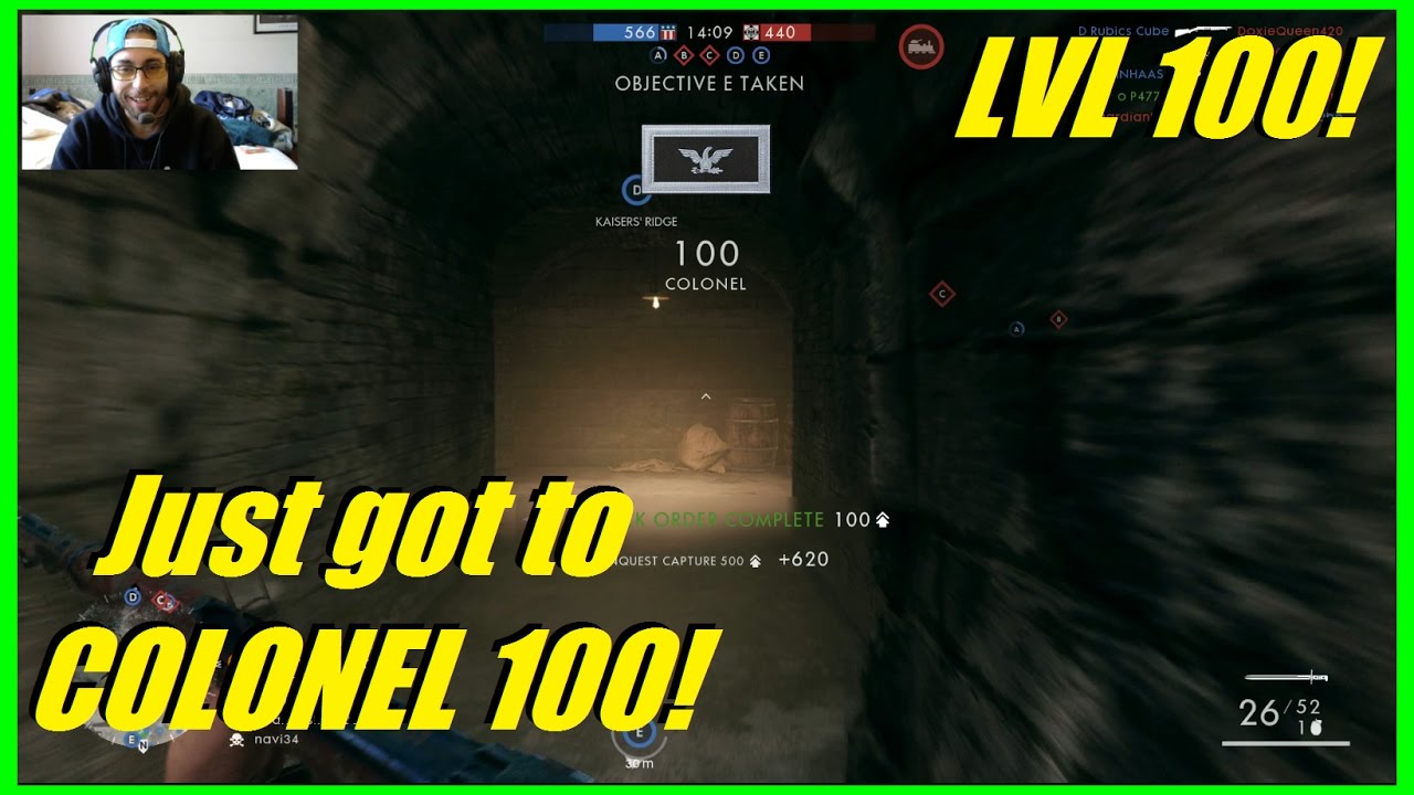 I'M A COLONEL 100! | JUST GOT TO MAX RANK! | THE GRIND WAS REAL! - Battlefield 1