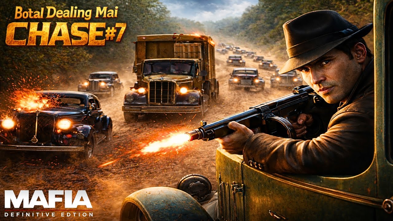 Gunfire Ke Beech Sabse Dangerous Chase 🔫🚓 | Mafia Definitive Edition Gameplay #7