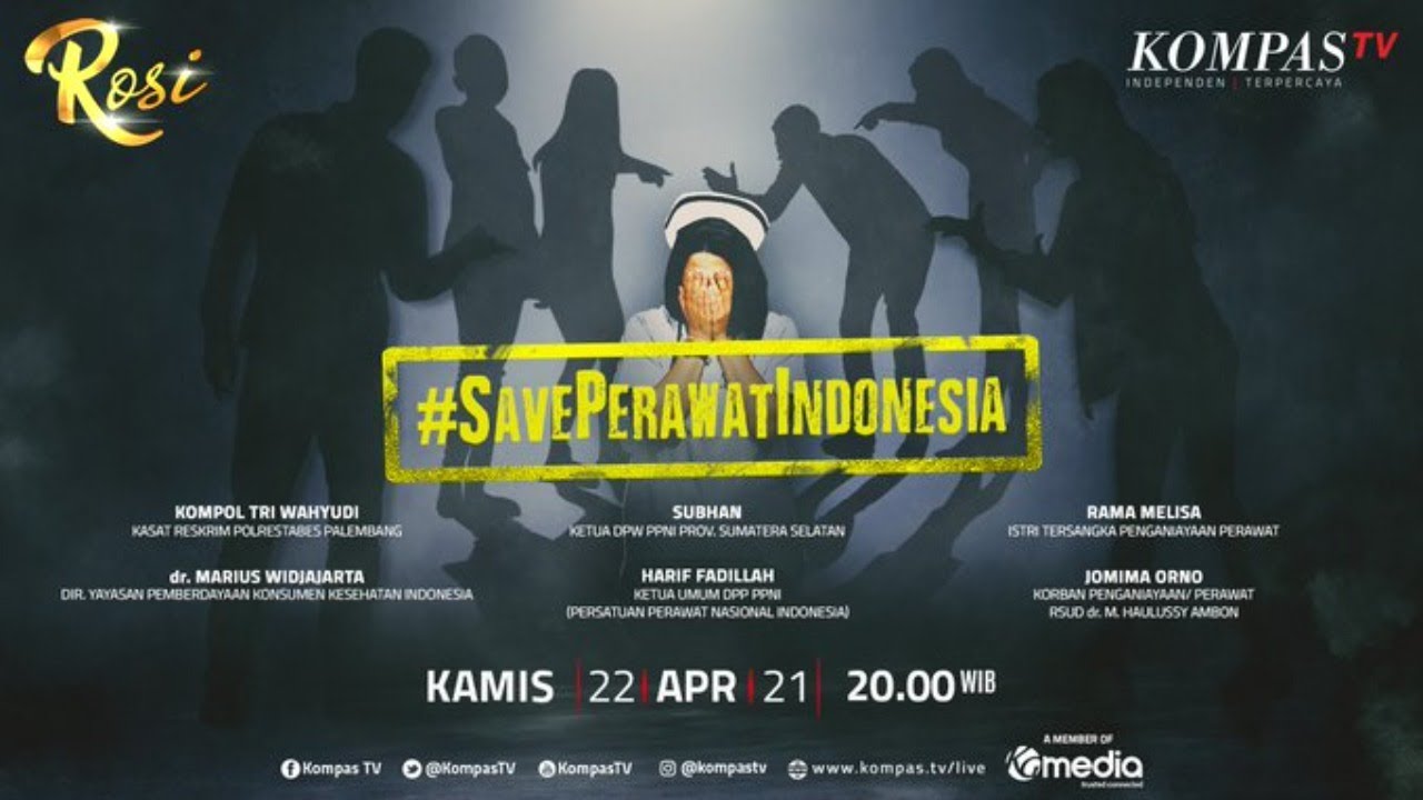 LIVE ROSI - Perawat Dianiaya, Netizen Serukan Tagar Save Perawat Indonesia