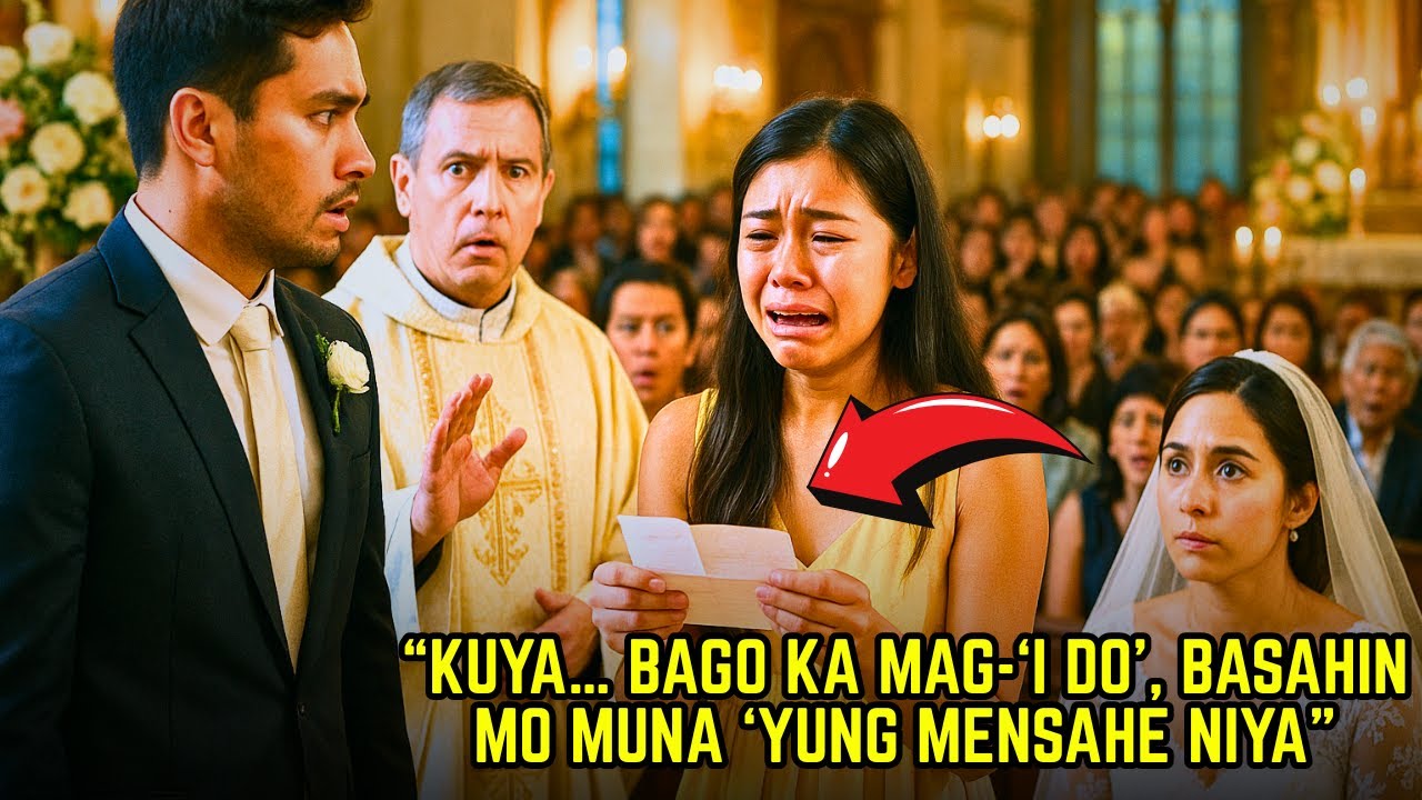 DALAGITA HUMARANG SA HARAP NG GROOM—NANG BASAHIN ANG MENSAHE, NAPATIGIL ANG PARI