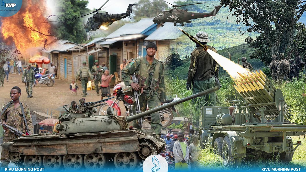 EST RDC : BOMBARDMENTS DES POSITIONS WAZALENDO À RUTSHURU, L'AFC-M23 À LUBERO