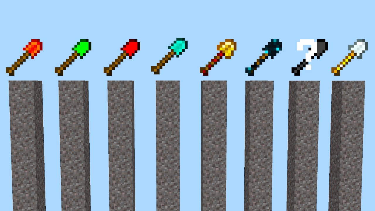 which shovel is faster in minecraft?