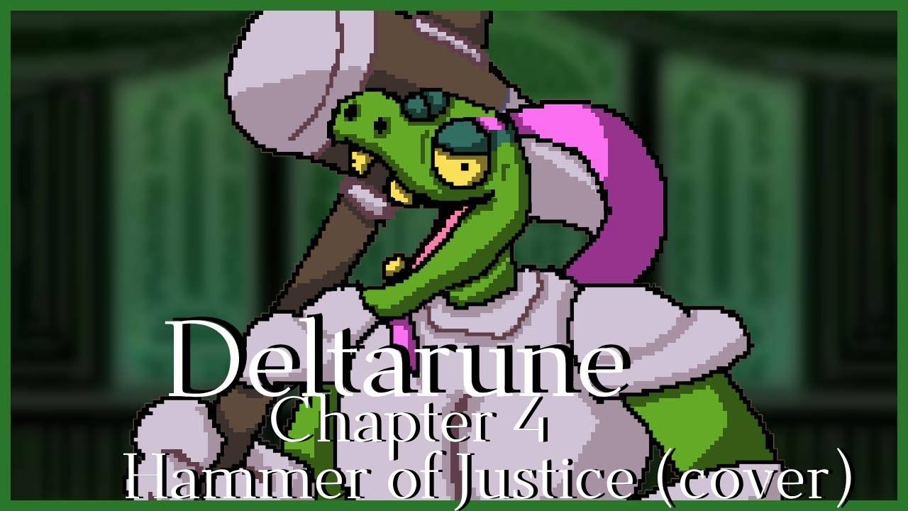 [Deltarune Chapter 4] Hammer of Justice (Cover) #deltarunechapter4 #deltarune  #tobyfox
