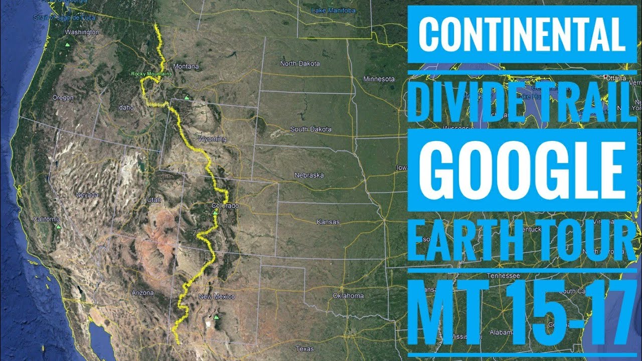 CDT Montana 15-17 Google Earth Tour
