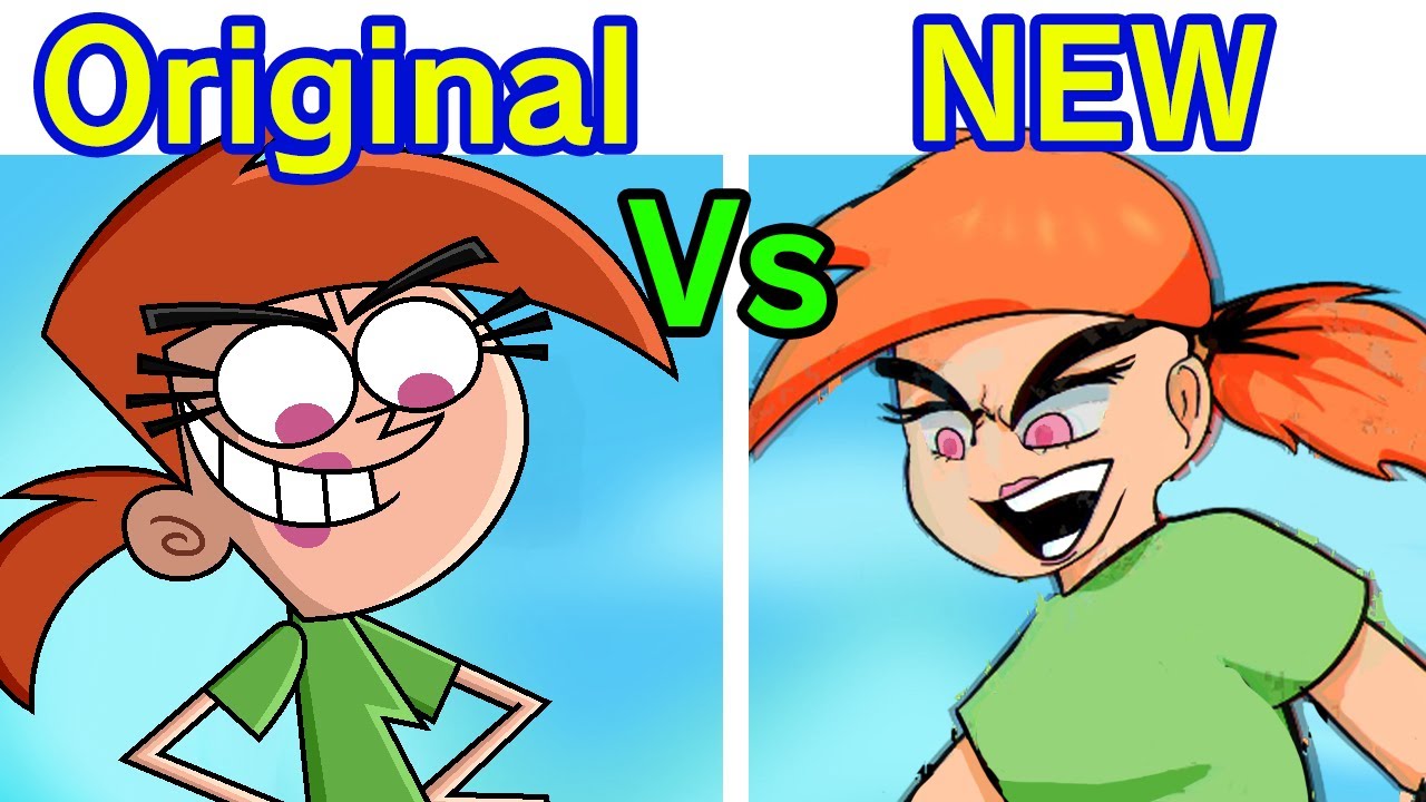 Friday Night Funkin' Vicky & Timmy OG VS New (Fairly OddParents) (Come Learn With Pibby x FNF Mod)