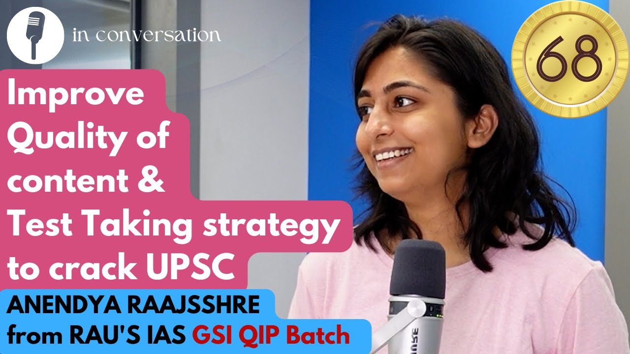 ANENDYA RAAJSSHRE 68 in UPSC CSE 2021 Result | IAS Topper 2021 | Rau's IAS