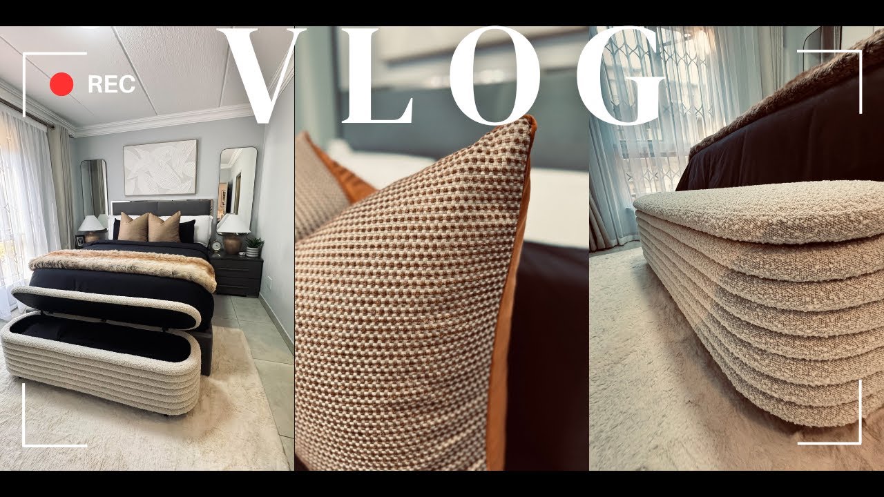 VLOG || Master Bedroom Reset | Coricraft Haul | Storage Ottoman | SA YouTuber