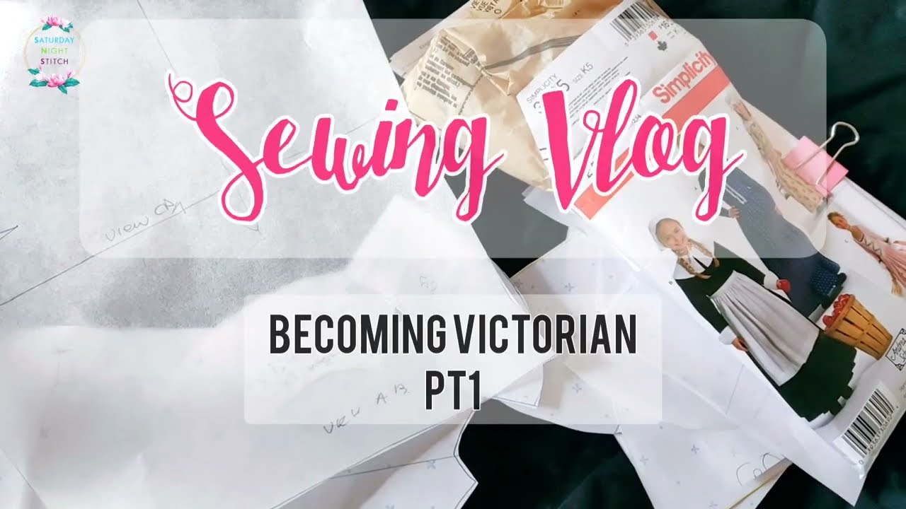 Sewing Vlog - Simplicity 3725 Victorian Costume Dresses for Girls