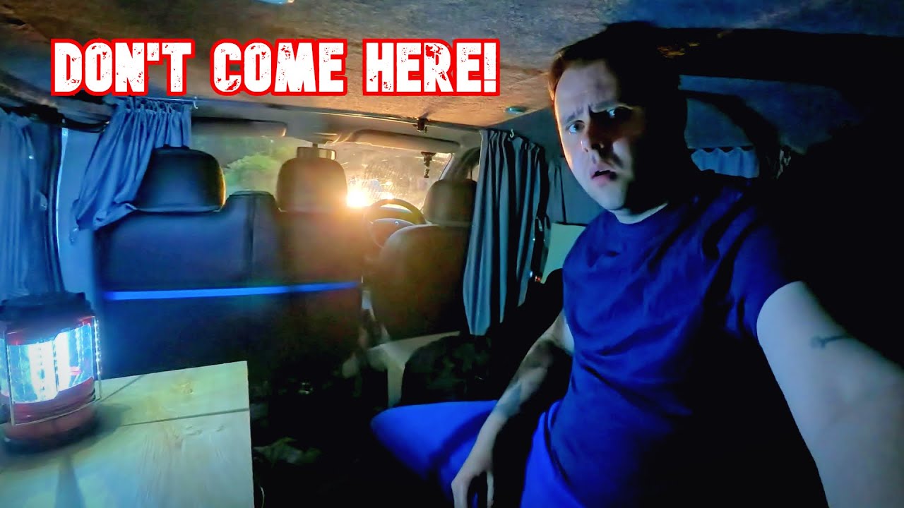 ВНИМАНИЕ! НЕ РАЗБИВАЙТЕ ЗДЕСЬ КЕМПИНГ! Кемпинг Stealth Van в Ноттингеме провалился