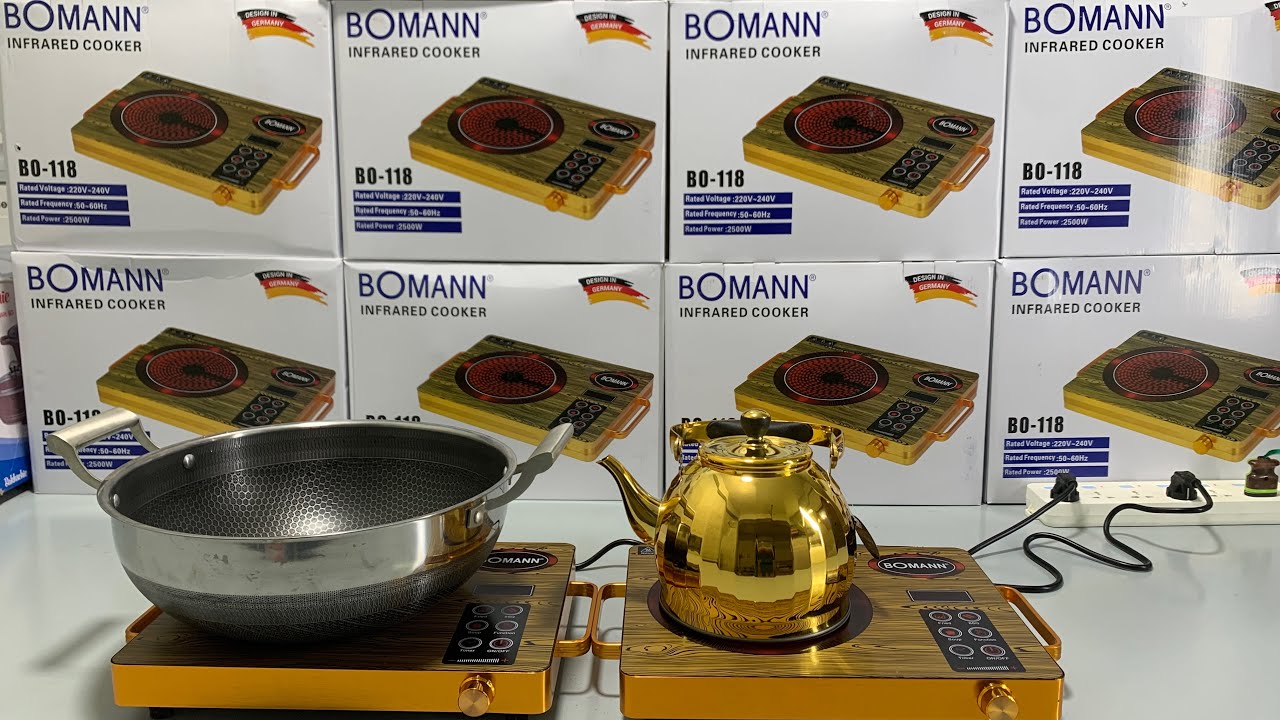Bomann Electric Infrared Cooker 3500w German Technology #review #unboxing #infrared #induction #fyp