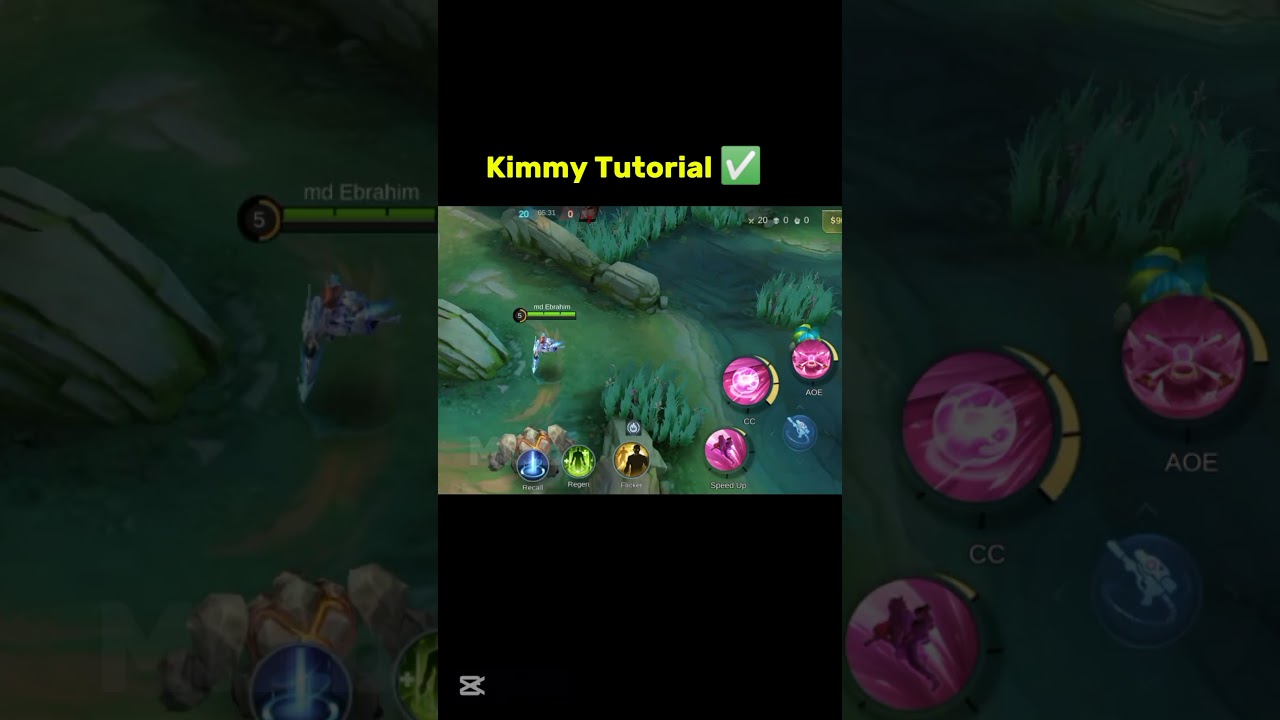 Kimmy New Revamp Tutorial Mobile legends #kimmy #tutorial #ml2b #mlbb #shorts