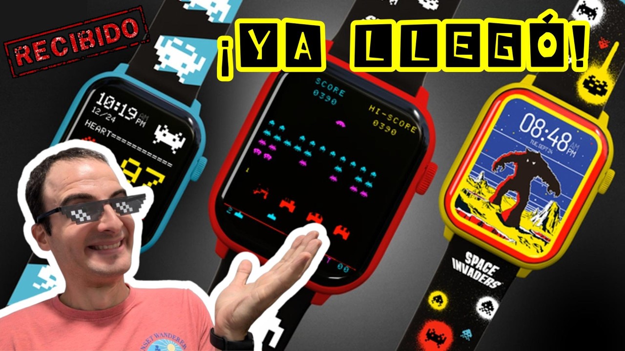👾 ¡Volvemos a 1978! Space Invaders Retro Play Watch