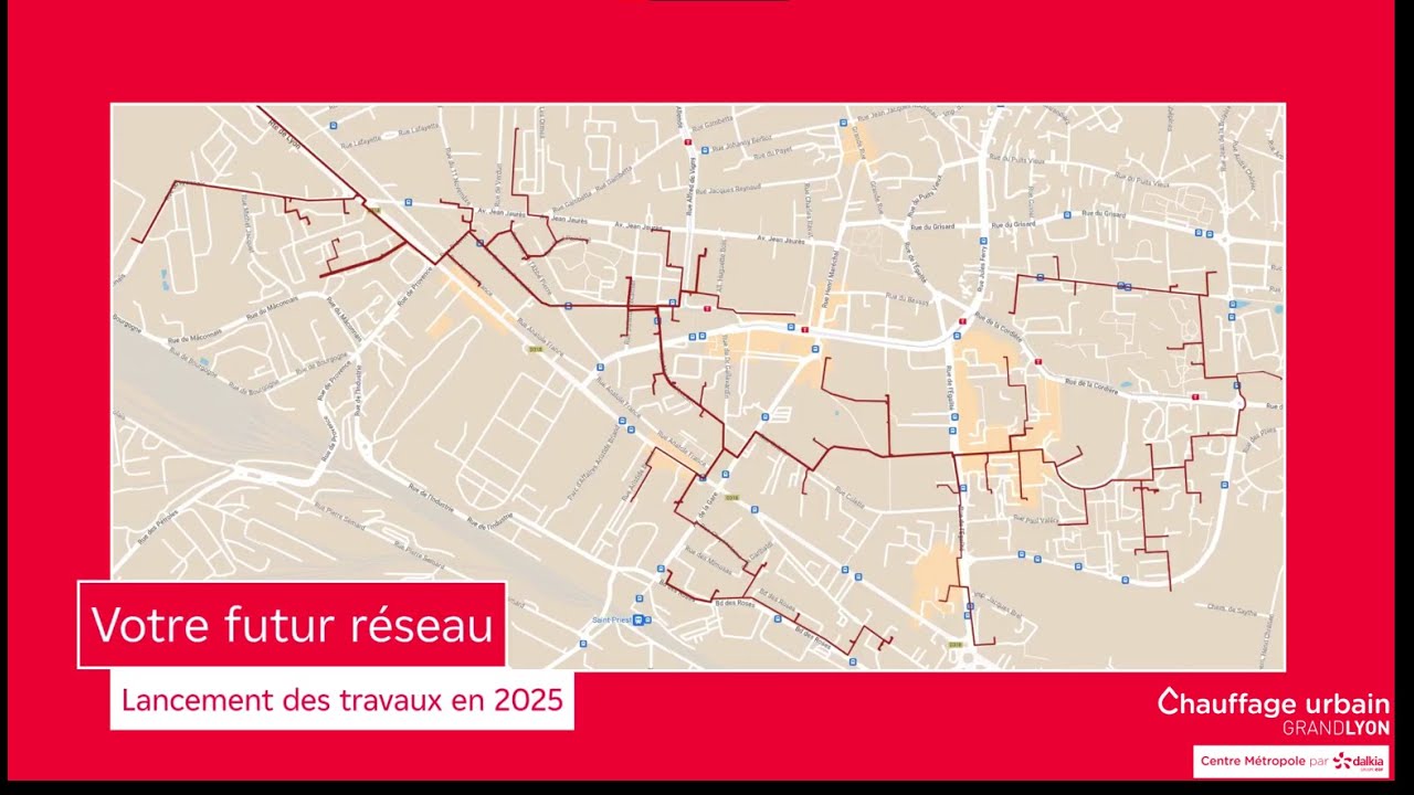 Travaux de Chauffage Urbain - L'exemple de St-Priest à proximité de Lyon 🚧🌱
