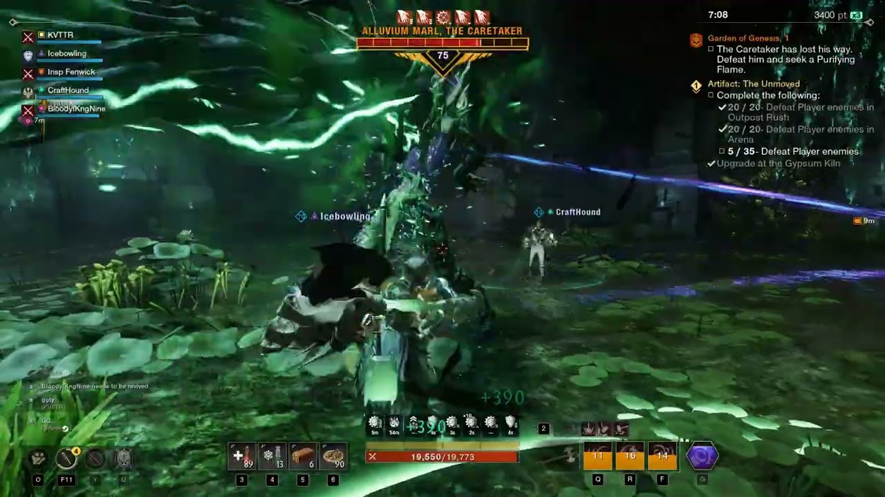 Garden of Genesis Dungeon. Start to Finish. DPS POV. New World Aeternum.