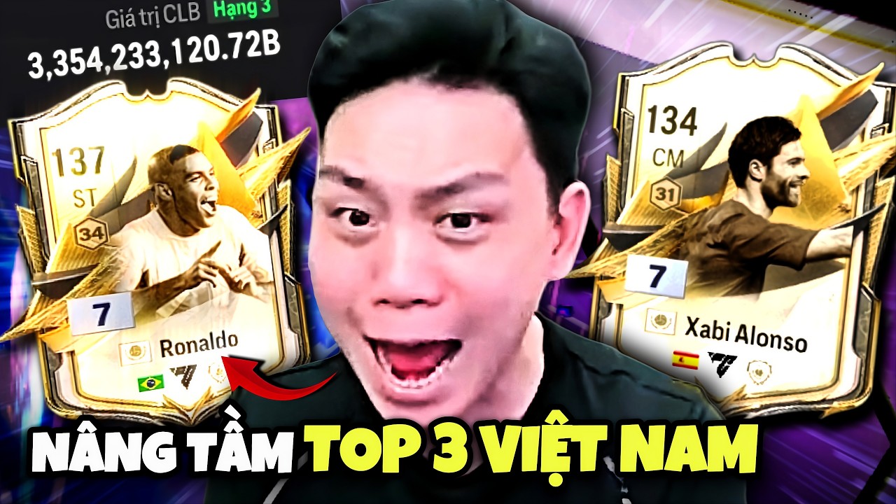 N&Acirc;NG TẦM ACC TOP 3 SERVER VN BẰNG 4v SKIEN ĐƠM SI&Ecirc;U PHẨM RONALDO ITM +7 THỨ 2 SERVER | T&Ugrave;NG B&Ugrave;I FCO