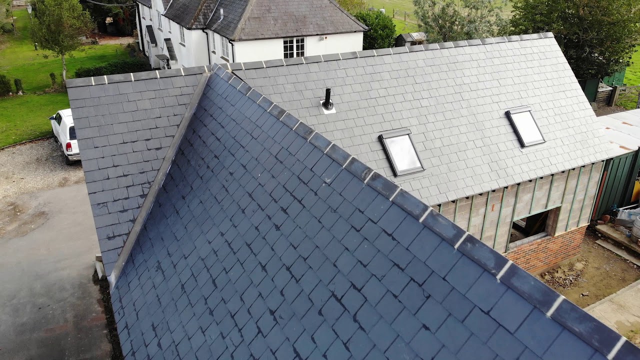 Developer 500x250 Spanish Roof Slate - Drone Footage