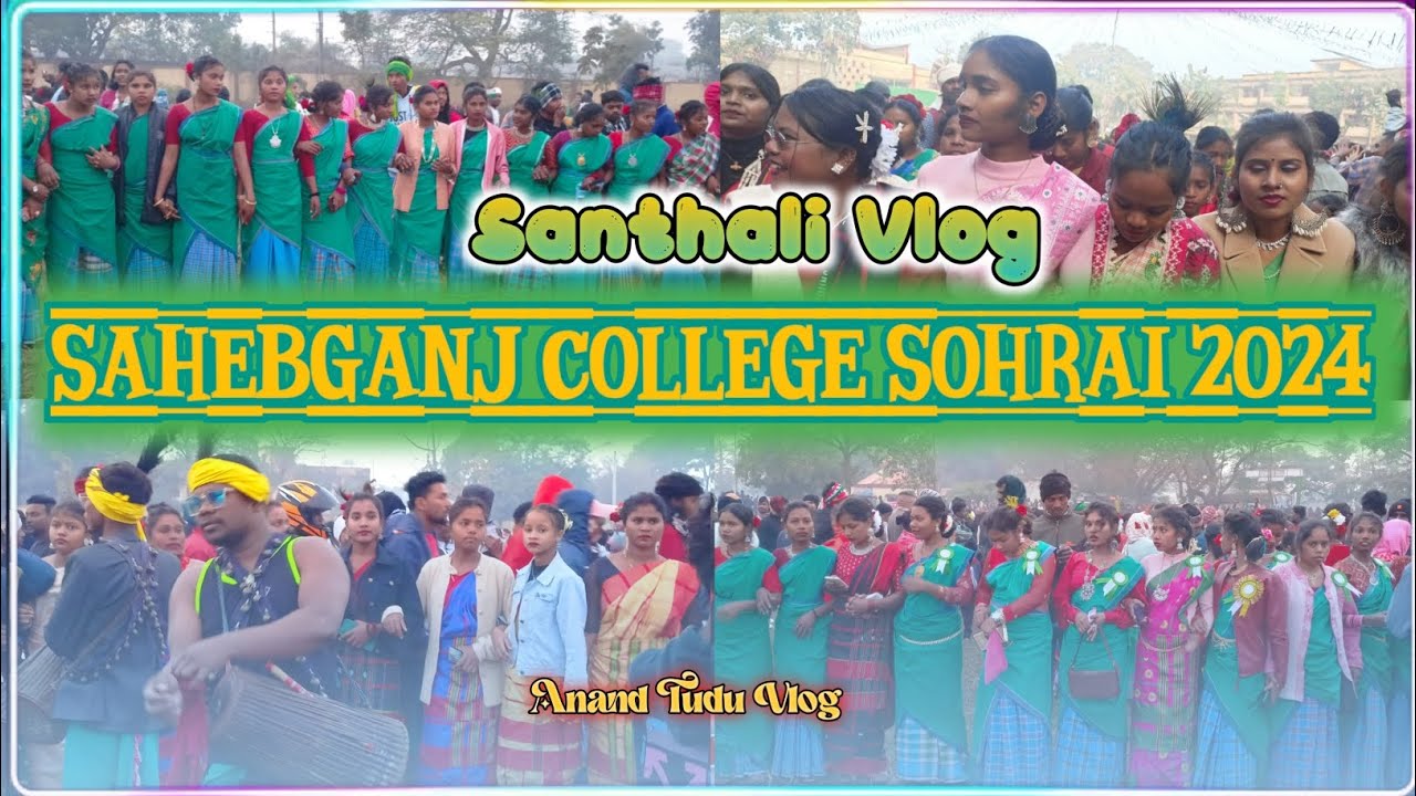 Sahebganj College Sohrai Video 2024 || Santhali Vlog || Anand Tudu Vlog ||