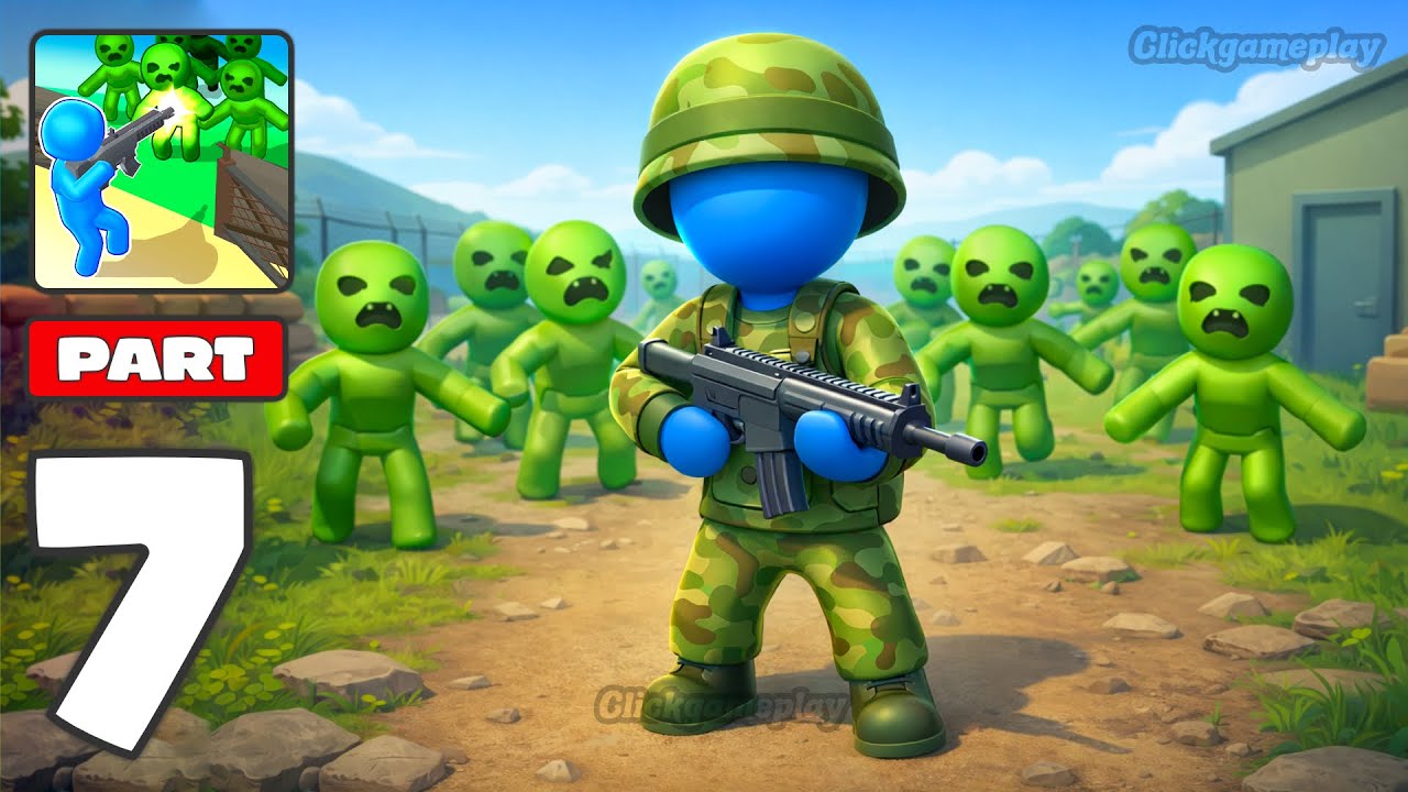 Zombie Apocalypse - Gameplay Walkthrough Part 7 - Army Zombie War Commander (iOS, Android)