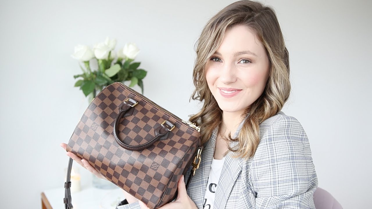 Louis Vuitton Speedy 25 | What's In My Bag + 1 Year Review