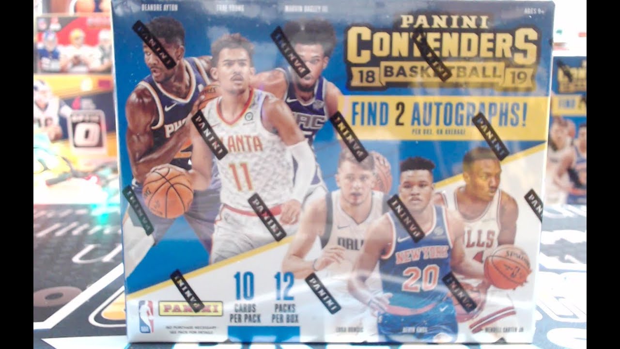 2018-19 Panini Contenders Basketball Hobby Box