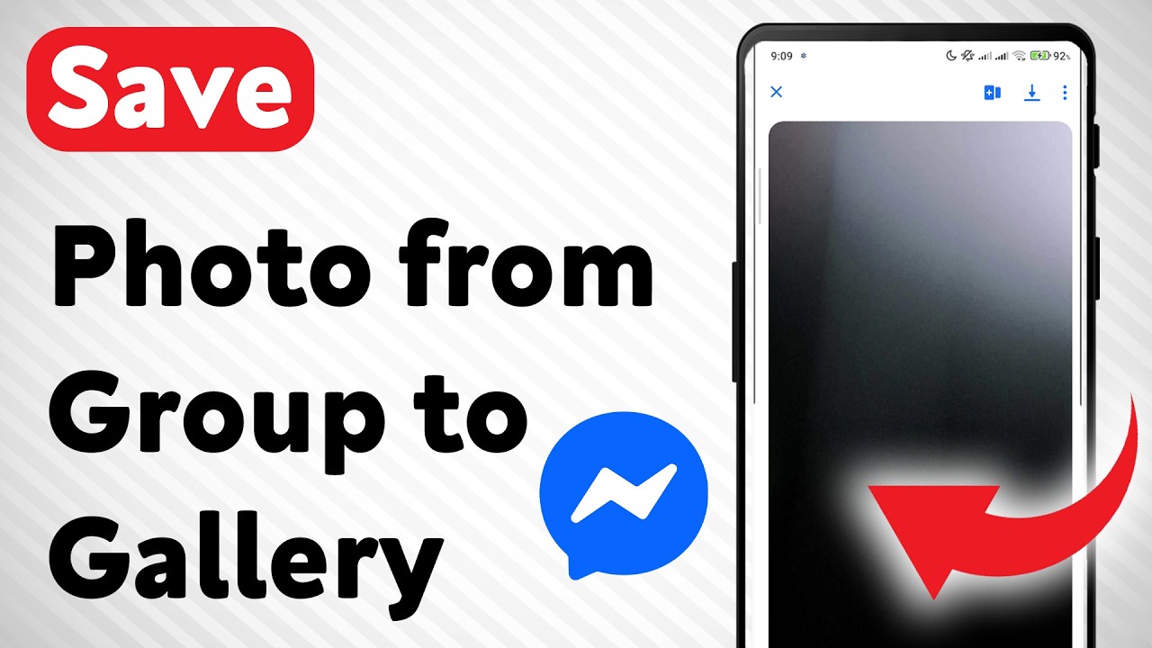 Как сохранить фотографию из группы в галерею в Messenger (обновлено)