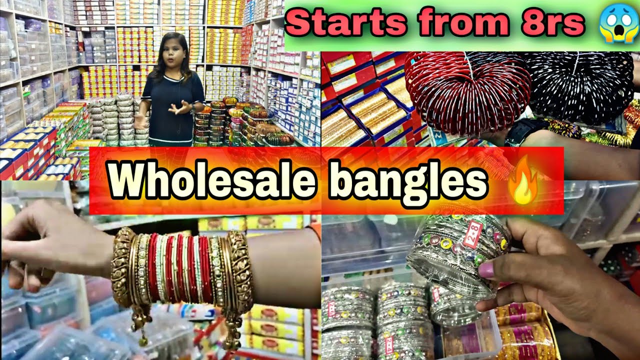 Wholesale bangles trichy 🔥😲| bridal bangles,valagappu  glass bangles , grand bangles | Paramu