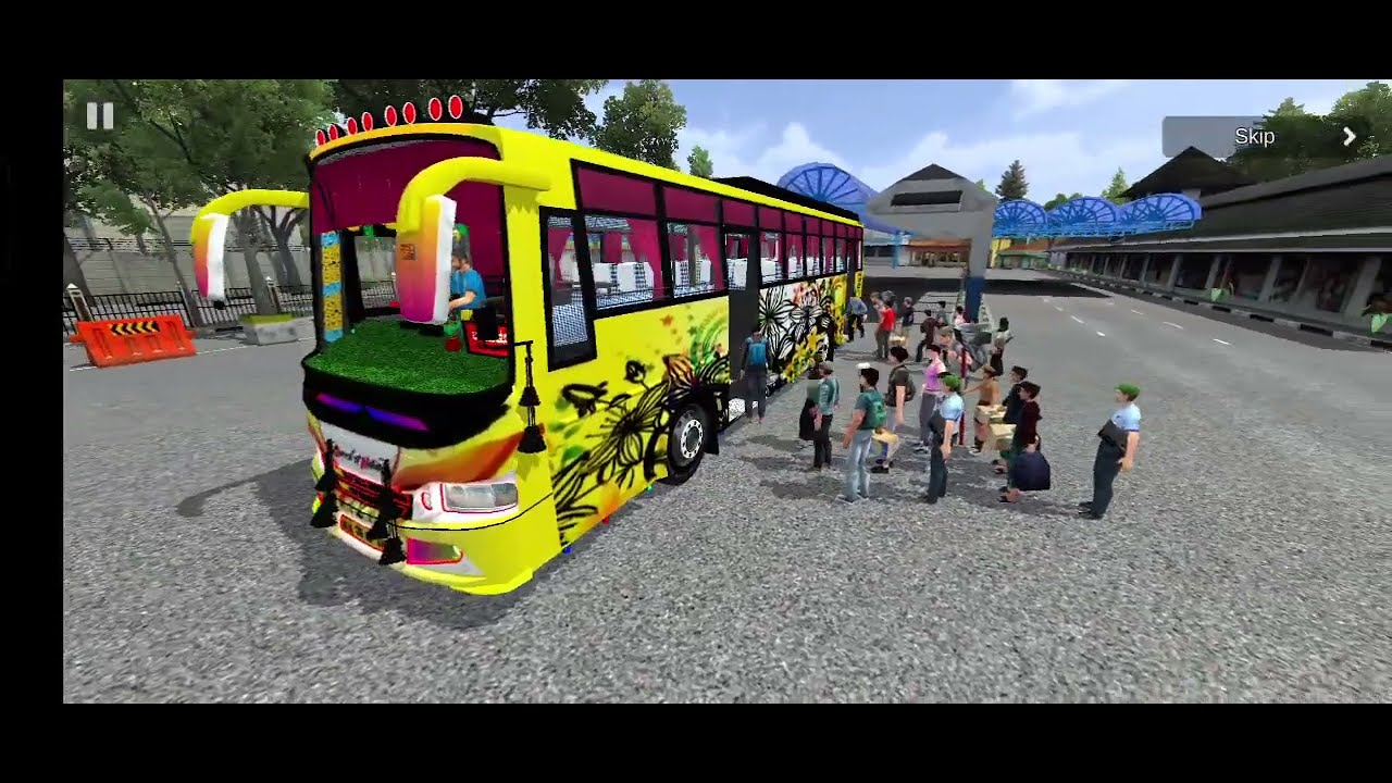 💥 new flowers 🌹 collection bus simulator indonesia android game play video 