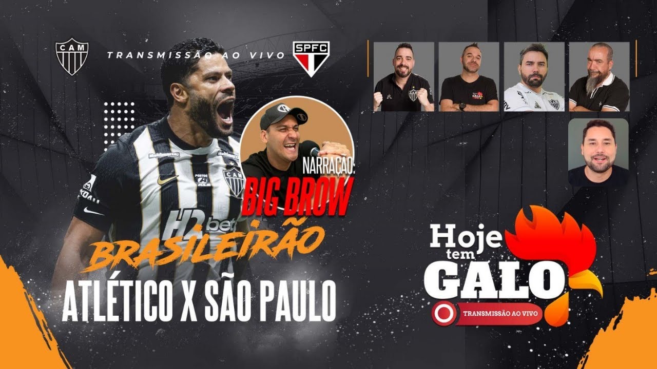 ⚫ AO VIVO DIRETO DA ARENA MRV 🐓 GALO X SÃO PAULO 🔴 CAMPEONATO BRASILEIRO 2026