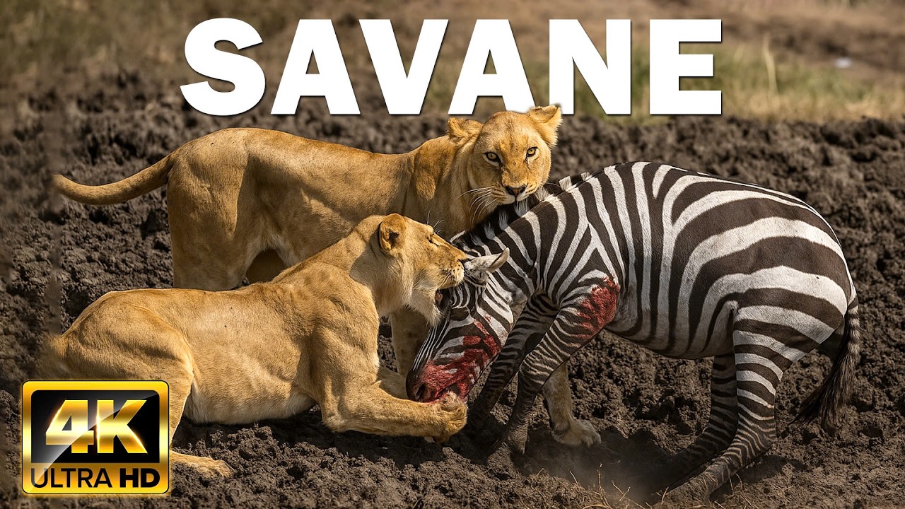 SAVANE AFRICAINE | Strat&eacute;gies de Survie Face aux Pr&eacute;dateurs | DOCUMENTAIRE ANIMALIER 4K