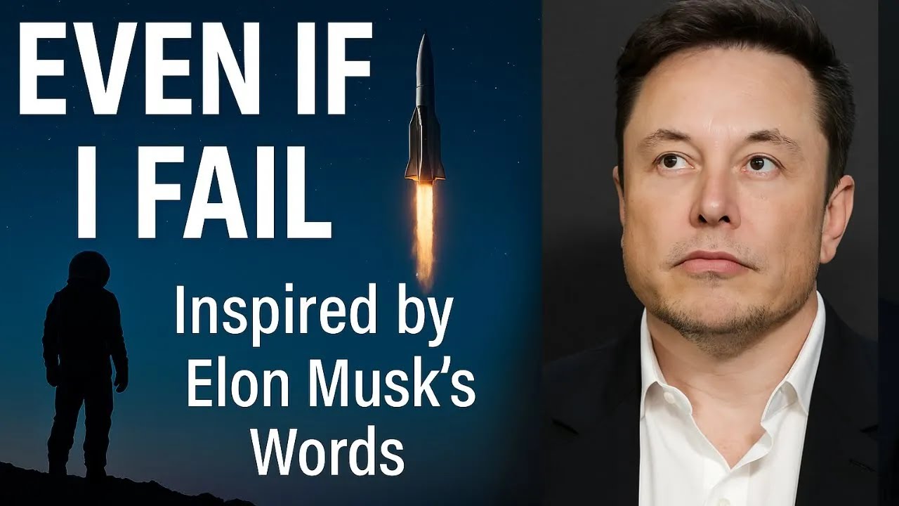 The Surprising Power Of Not Giving Up! | Even If I Fail | Chorus from Elon Musk’s Quote