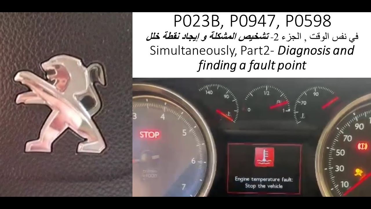 P023B- P0947- P0598 Peugeot 508, 1.6 THP, 2013 Part 2- hypothetical solution