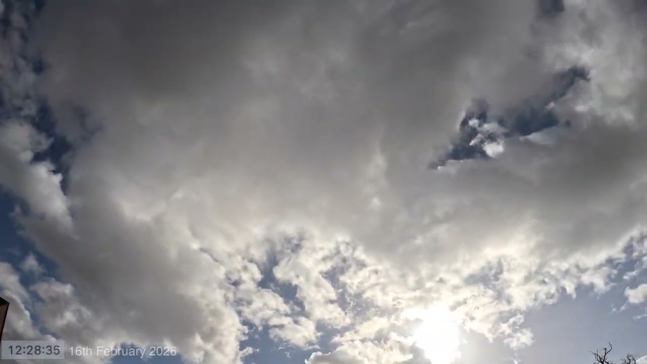 Day Time Lapse 16th February 2026