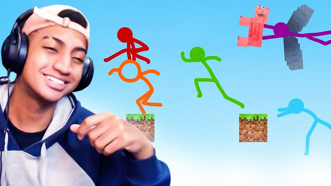 Reagindo a ANIMAÇÃO VS MINECRAFT! (Parkour)