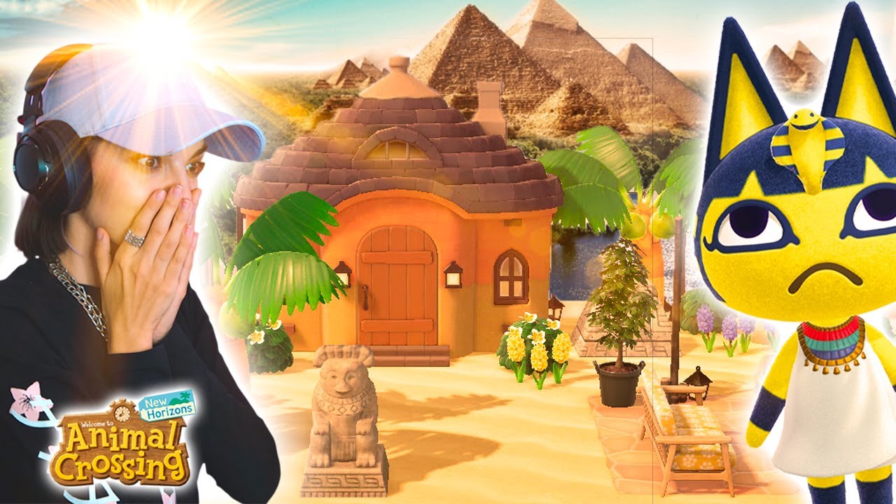 NEFERTI ARRIVE EN EGYPTE ! ANIMAL CROSSING #ACNH