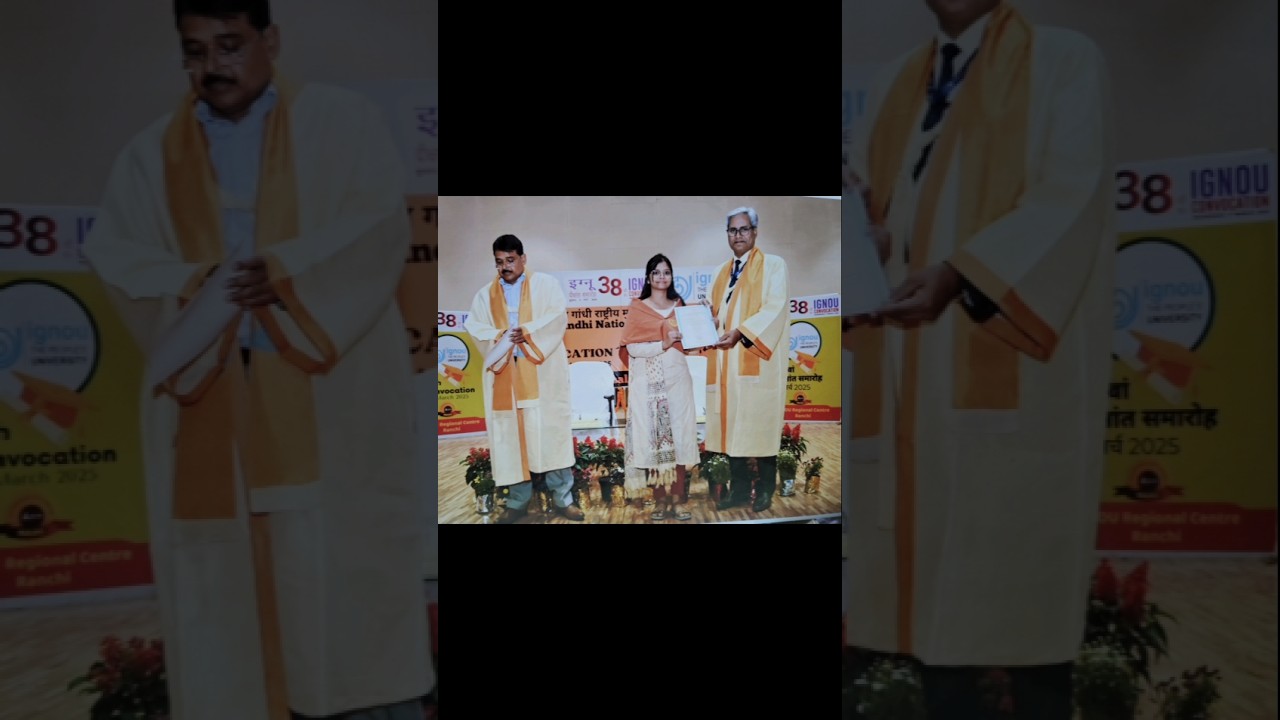 #Ignou#38th IGNOU convocation #IGNOURanchi# Regional centre Ranchi Convocation 2025
