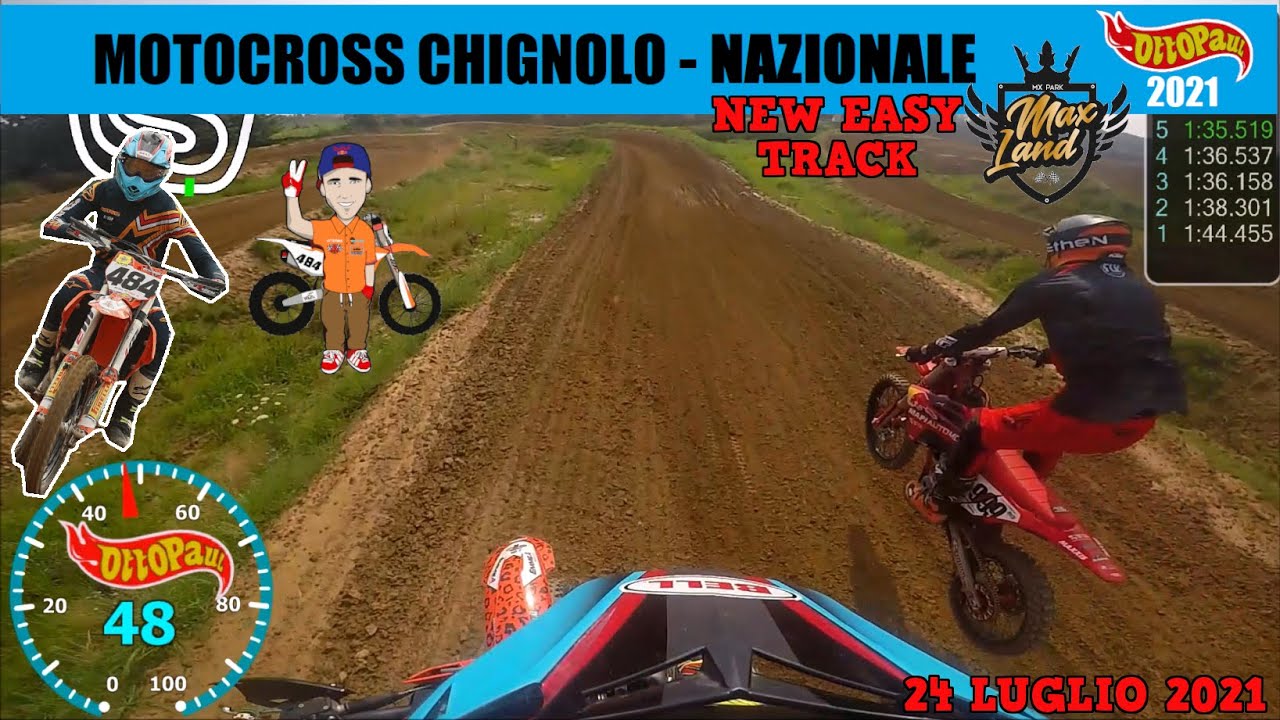 Motocross Chignolo Po Max Land Mx  - Nuova pista Nazionale 24 luglio 2021