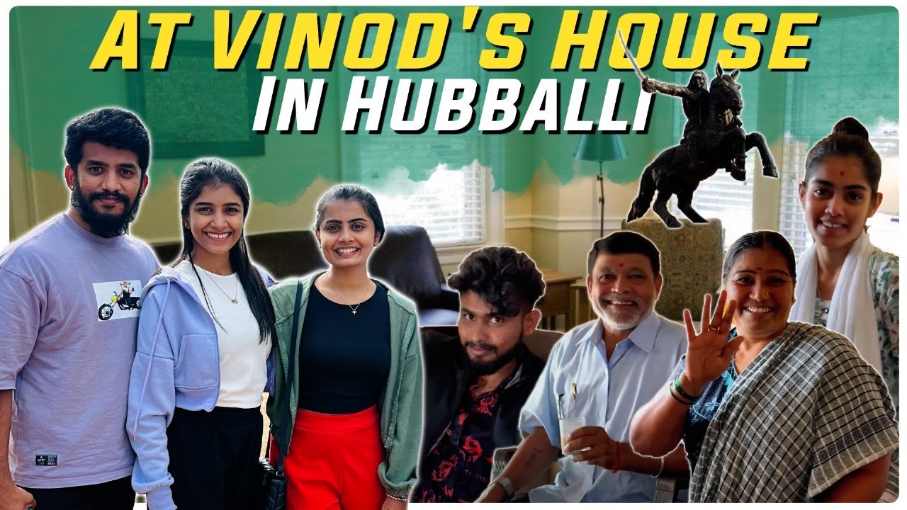Vinod ಮನೆಗೆ ಬಂಧ್ವಿ ( Hubballi 📍) | Nikhil Nisha Vlogs #nikhilnisha #madhugowda #vinod #hubballi