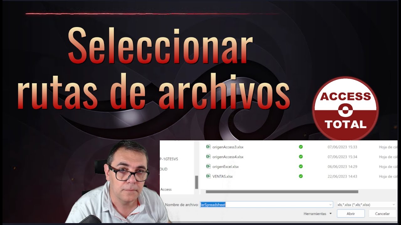 Seleccionar rutas de archivos usando FileDialog en MS ACCESS
