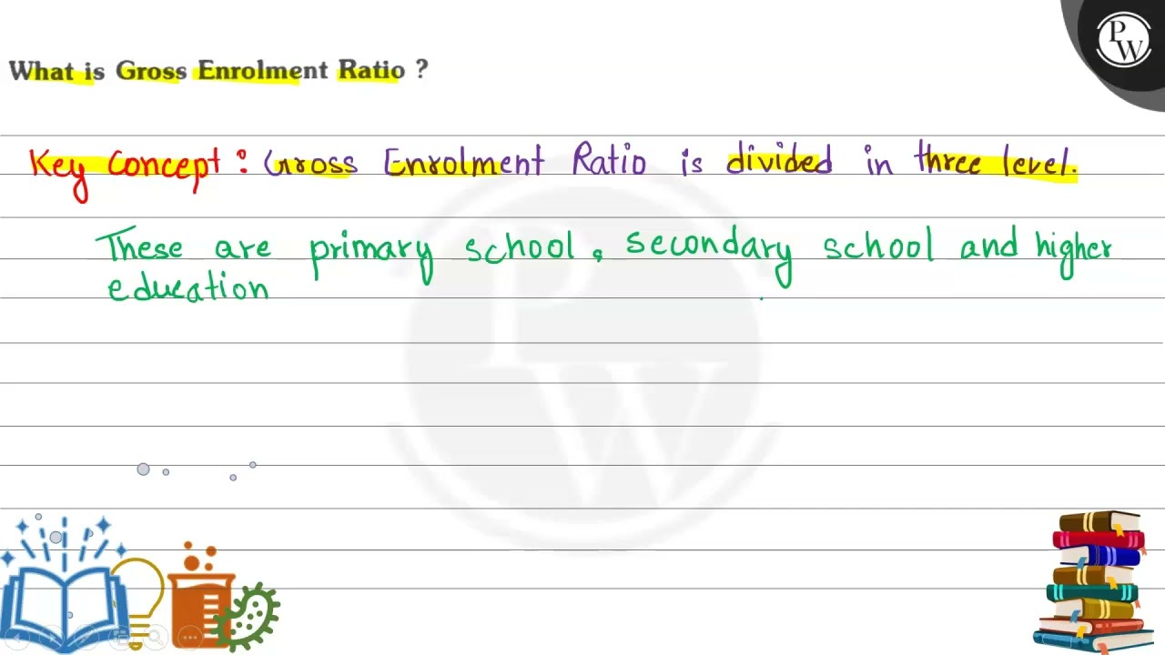 What is Gross Enrolment Ratio? Key concept: Gross Enrolment Ratio is divided in three level. The...