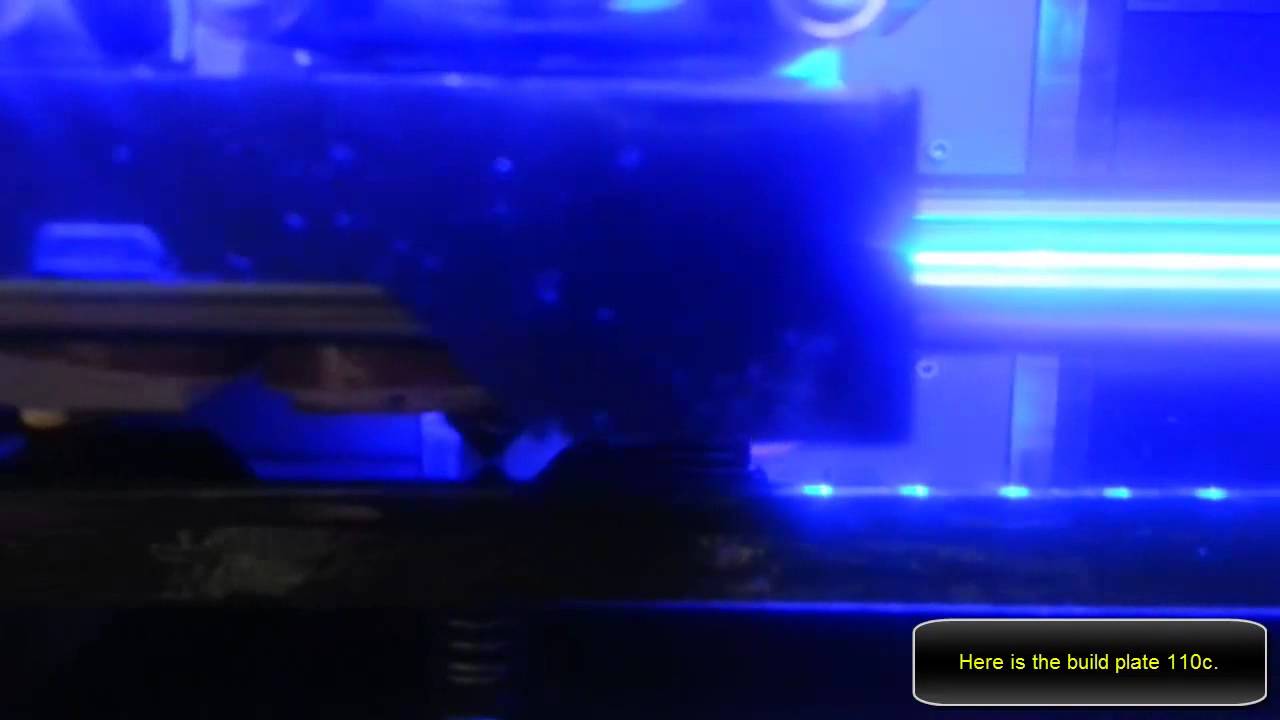 Makerbot Replicator 2x build plate warping