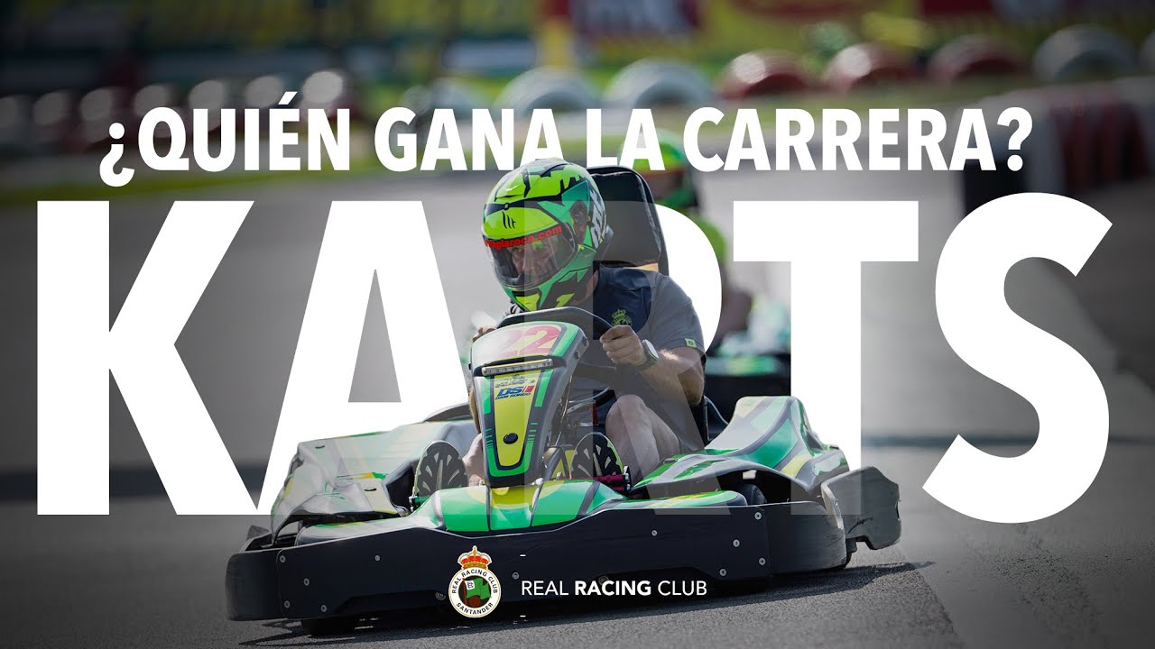 🏎️ ¡Carrera de karts con los jugadores del Racing en Karting La Roca! 💚