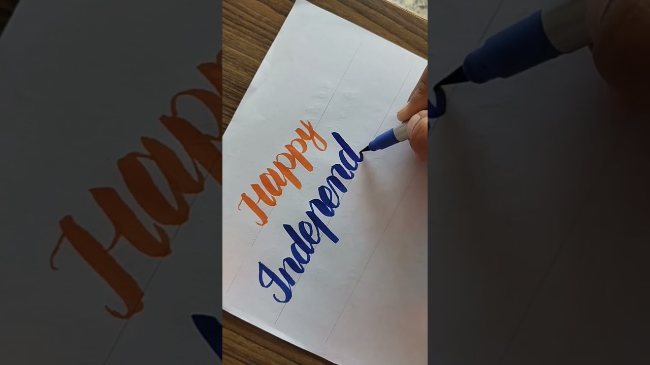happy independence day 2023#like #subscribe #writing #calligraphy #love #independenceday