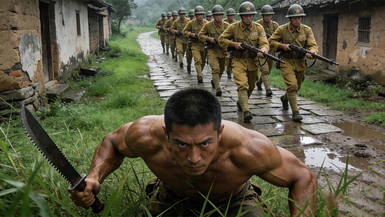 【 Kung Fu Movie】日軍入村打劫，不料遇上中國高手，瞬間秒殺他們！#李連傑 #太极拳 #动作片 #kungfu #電影 #中国功夫 #甄子丹 #李连杰 #中國電視劇 #太极宗师之太极门